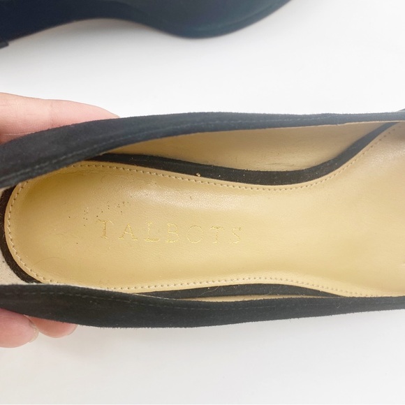 Talbots Elegant Black Women's Wedge Shoes Stylish Cute Size 6.5 - Picture 5 of 8